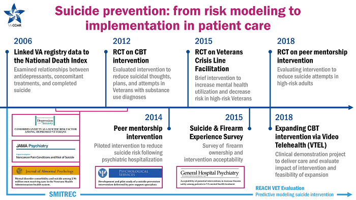 suicide prevention work timeline
