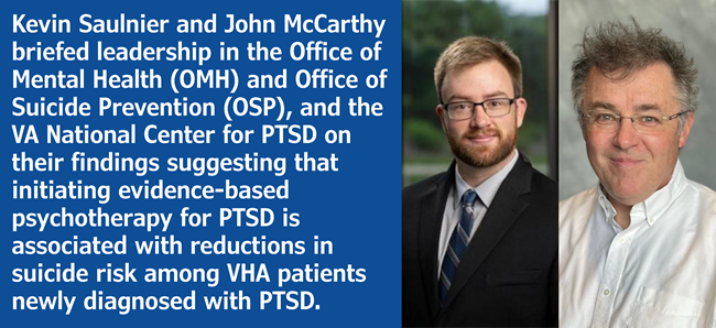 PTSD treatment and suicide risk